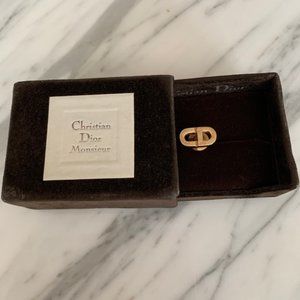 Dior Gold Tone Dior Hair or Tie Clip 2dr18